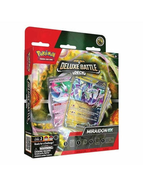 Pokemon Company Trading Card Games > Pokemon MIRAIDON EX Pokemon TCG: Miraidon ex / Koraidon ex Deluxe Battle Deck 820650412714 PUI 290-41271