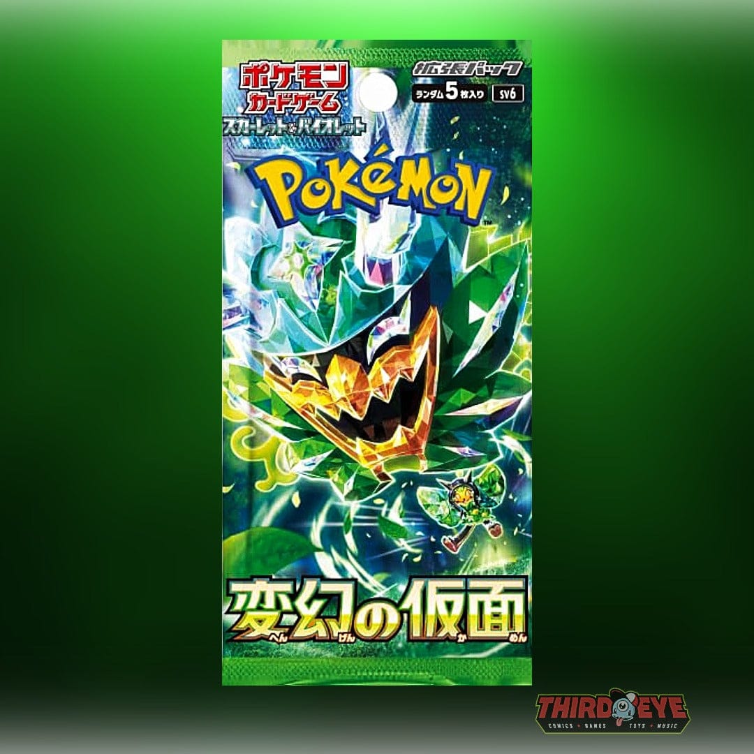Pokemon Company Trading Card Games > Pokemon Pokémon Scarlet & Violet - Masks of Change Japanese Pokemon Booster Pack 4521329362519