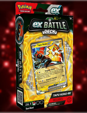 Pokemon Company Trading Card Games > Pokemon POKEMON TCG: BATTLE DECK: TAPU KOKO EX AND IRON LEAVES EX 0820650857782 PKU85778