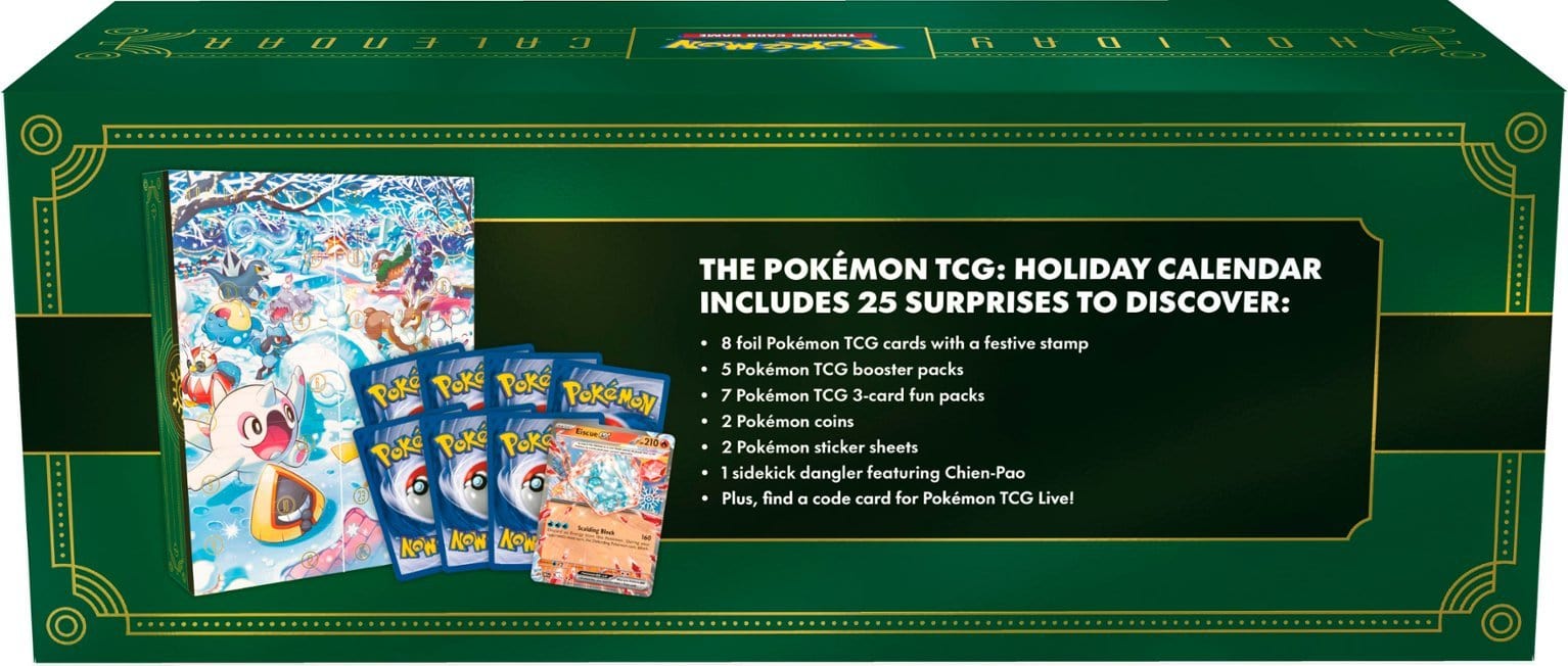 Pokemon Company Trading Card Games > Pokemon Pokemon TCG: Holiday Calendar (2024) 820650412745 PUI 290-41274