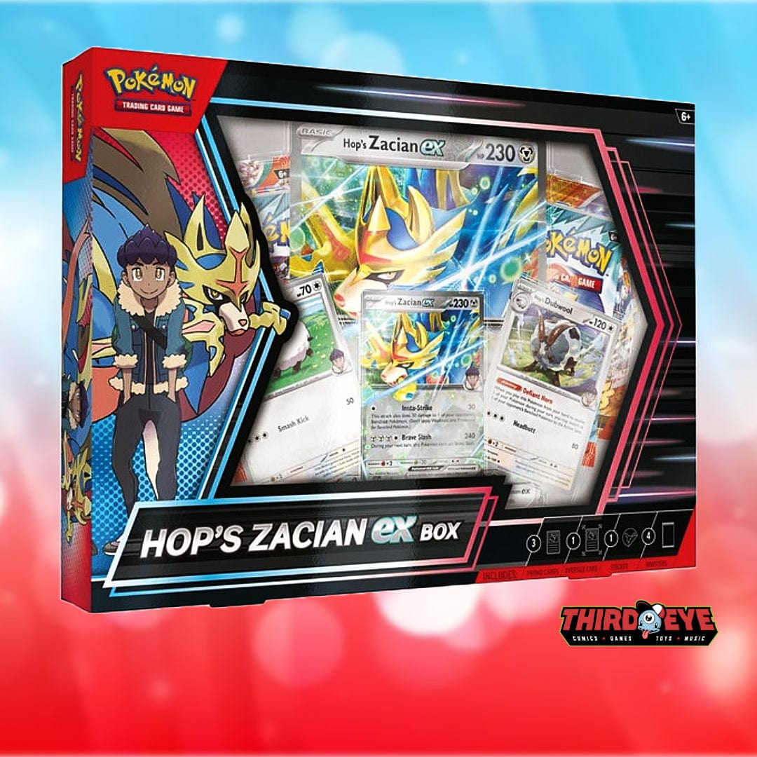 Pokemon Company Trading Card Games > Pokemon Pokémon TCG: Hop’s Zacian ex Box 32630780 PKU10134