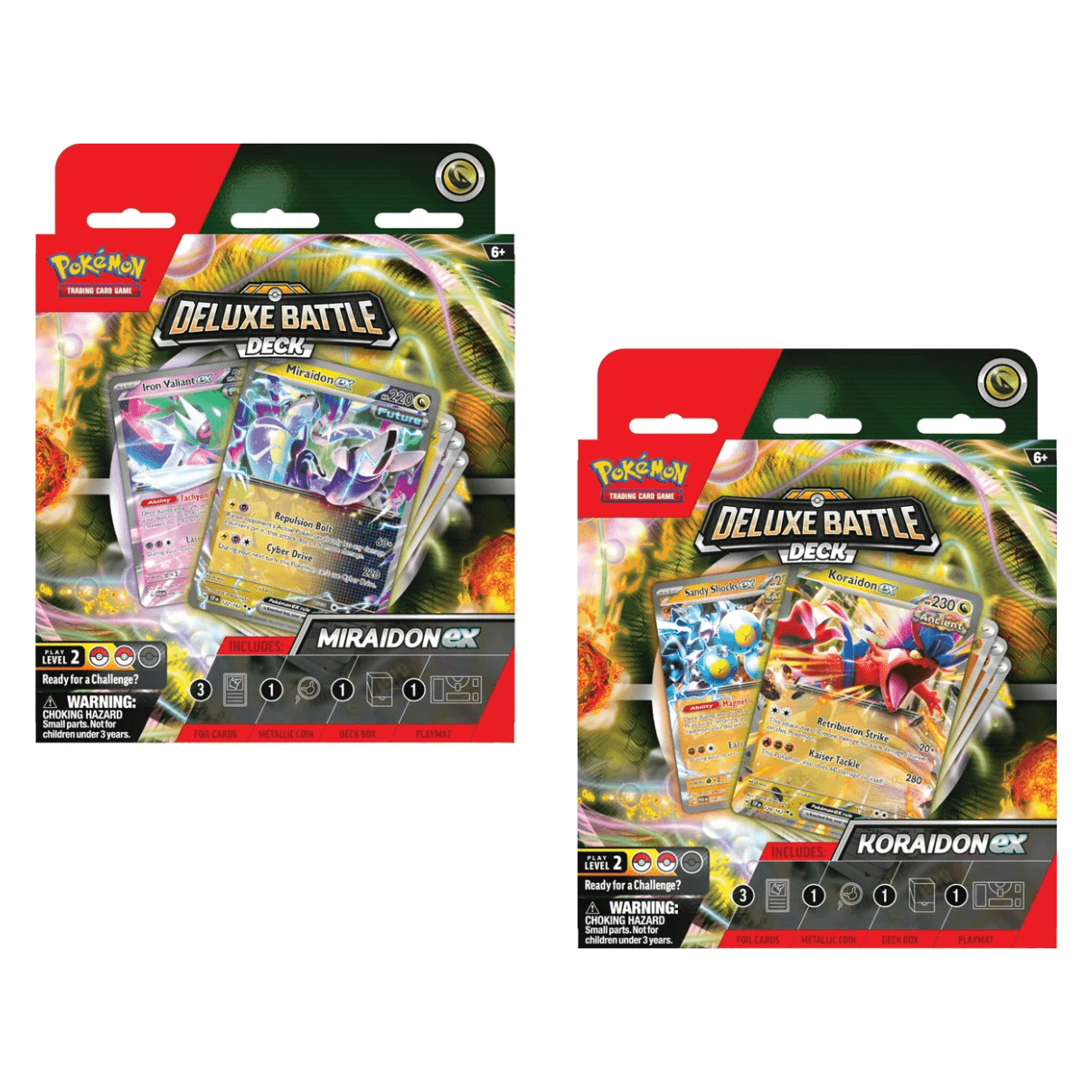 Pokemon Company Trading Card Games > Pokemon Pokemon TCG: Miraidon ex / Koraidon ex Deluxe Battle Deck