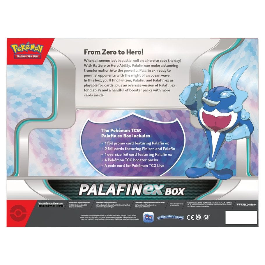 Pokemon Company Trading Card Games > Pokemon Pokémon TCG: Palafin Ex Box 820650859823 PKU85982