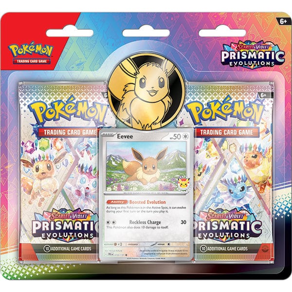 Pokemon Company Trading Card Games > Pokemon Pokemon TCG: Scarlet & Violet Prismatic Evolutions- 2-Pack Blister 196214118799 PKU10118