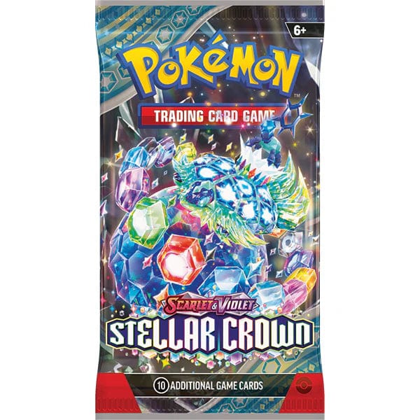 Pokemon Company Trading Card Games > Pokemon Pokemon TCG - Scarlet & Violet Stellar Crown Booster Pack 0820650412790 PKU85324