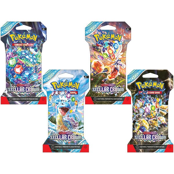 Pokemon Company Trading Card Games > Pokemon Pokemon TCG: Scarlet & Violet Stellar Crown- Sleeved Booster 820650859007 PKU85900