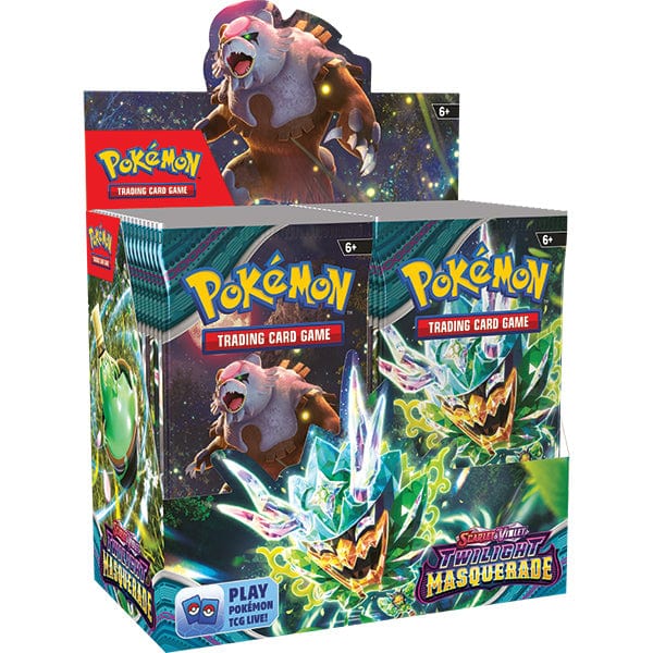 Pokemon Company Trading Card Games > Pokemon Pokemon TCG: Scarlet & Violet - Twilight Masquerade Booster Box 820650863400 PKU85340