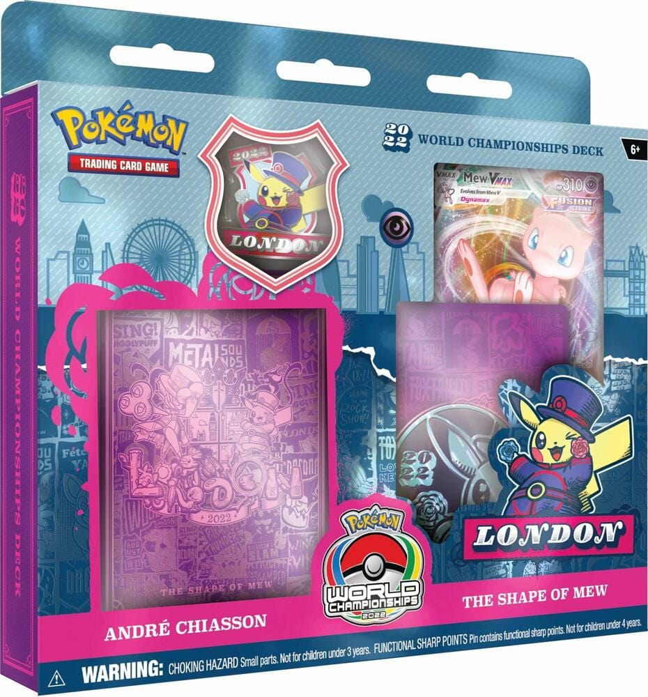 Pokemon Company Trading Card Games > Pokemon SHAPE OF MEW - LONDON Pokemon TCG: World Championship Decks 2022 820650852206 PUI 290-86603