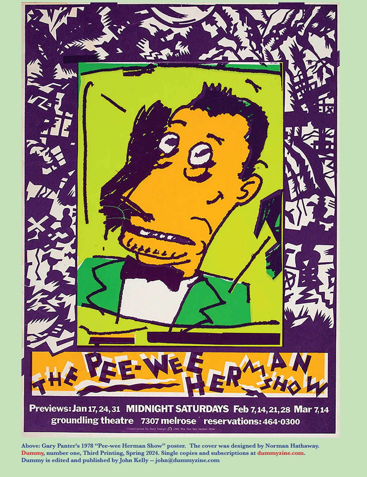 Power Pulp Comics Books > Zines Dummy #1 by John Kelly