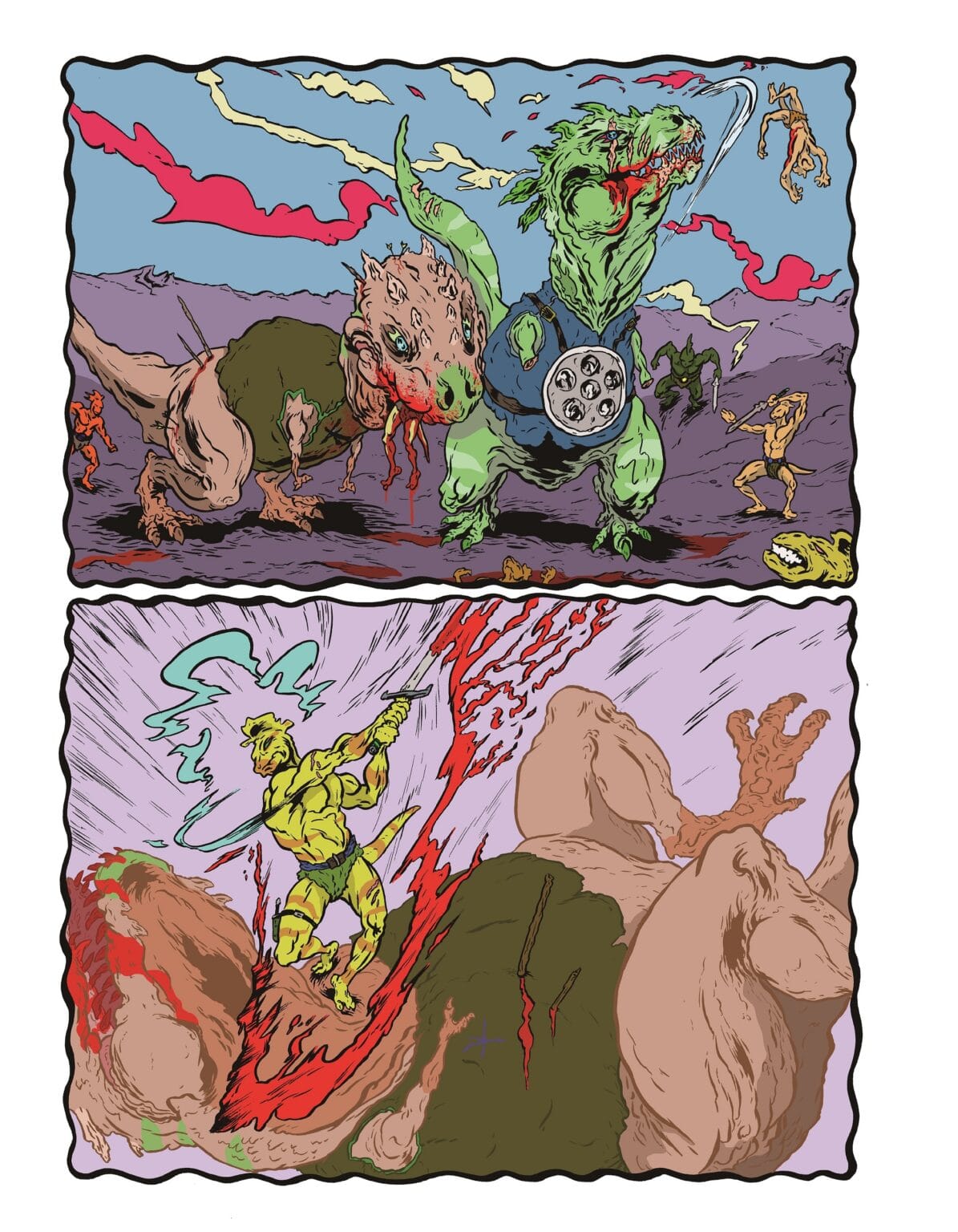 Dino Beasts #1 by James & John Coats