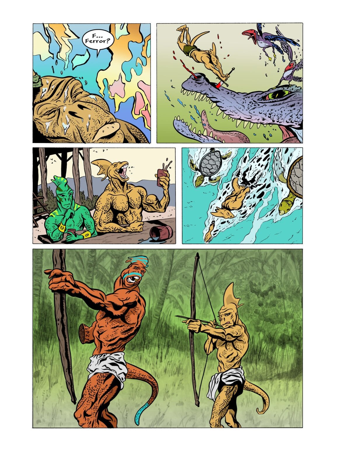 Dino Beasts #3 by James & John Coats
