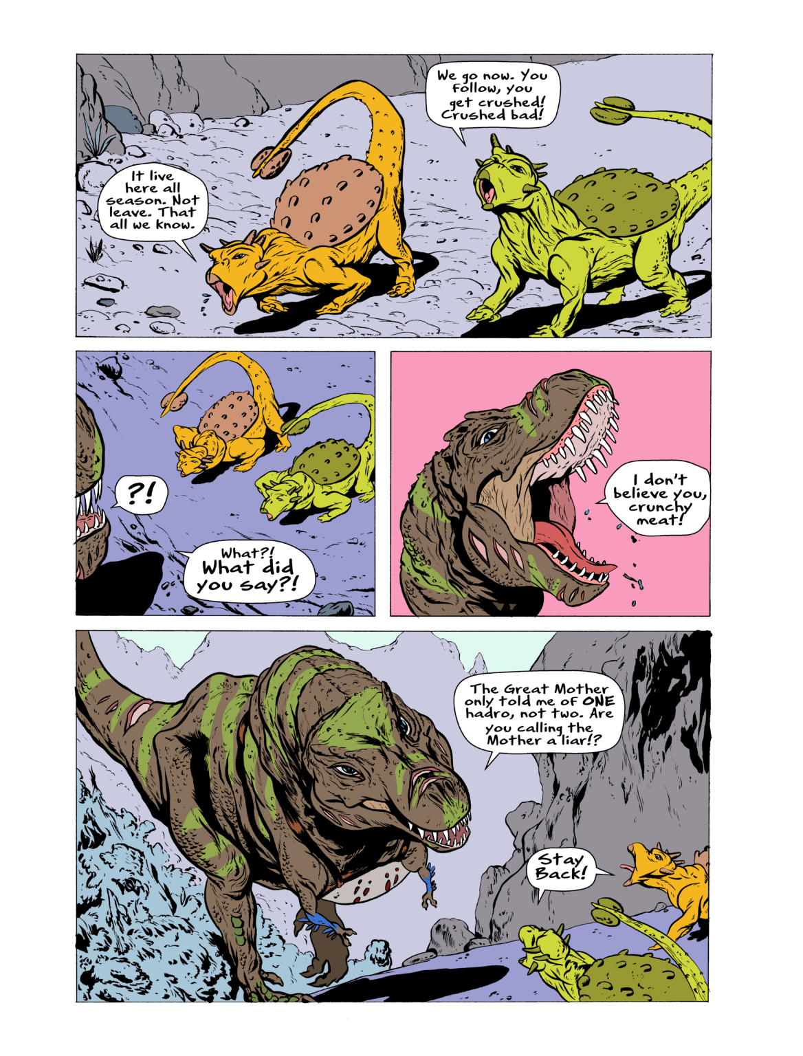 Dino Beasts #3 by James & John Coats