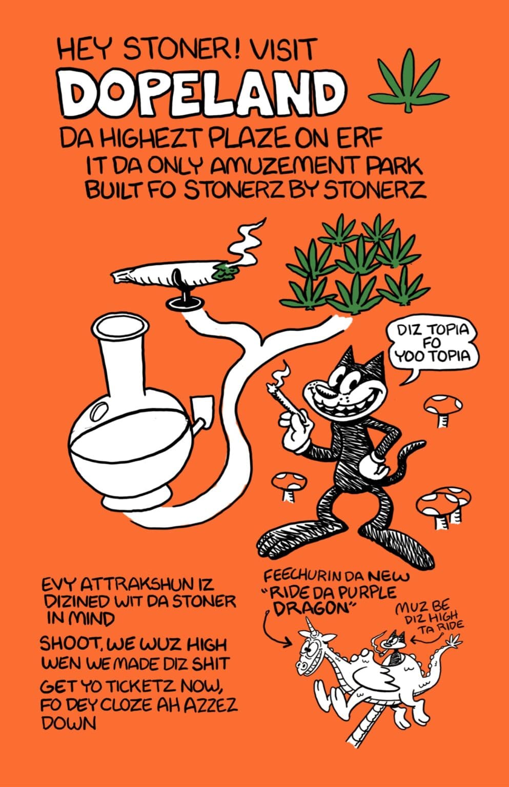 Power Pulp Comics Comic Books Dopecat Comics Blow Yo Mind by Mike Boheem
