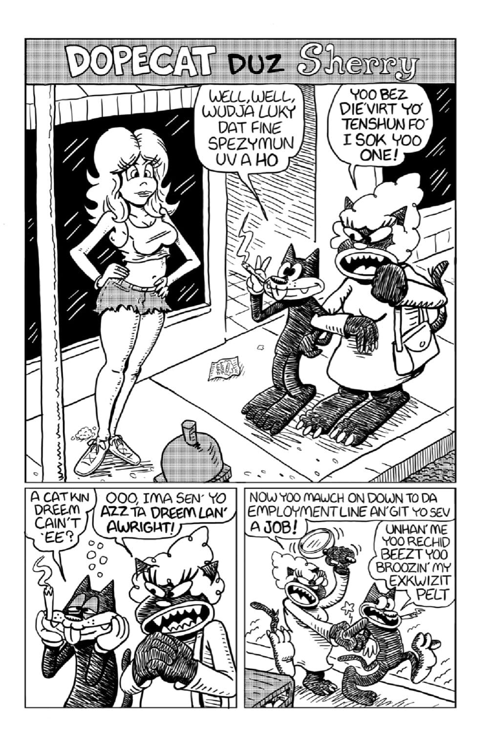 Power Pulp Comics Comic Books Dopecat Comics Blow Yo Mind by Mike Boheem