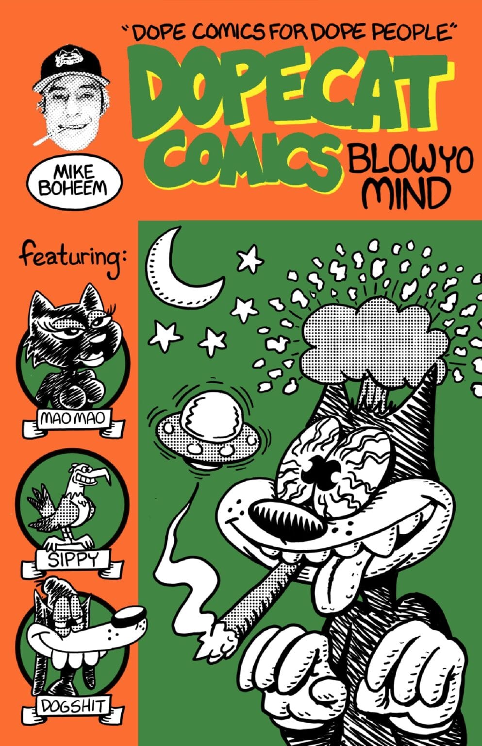 Power Pulp Comics Comic Books Dopecat Comics Blow Yo Mind by Mike Boheem