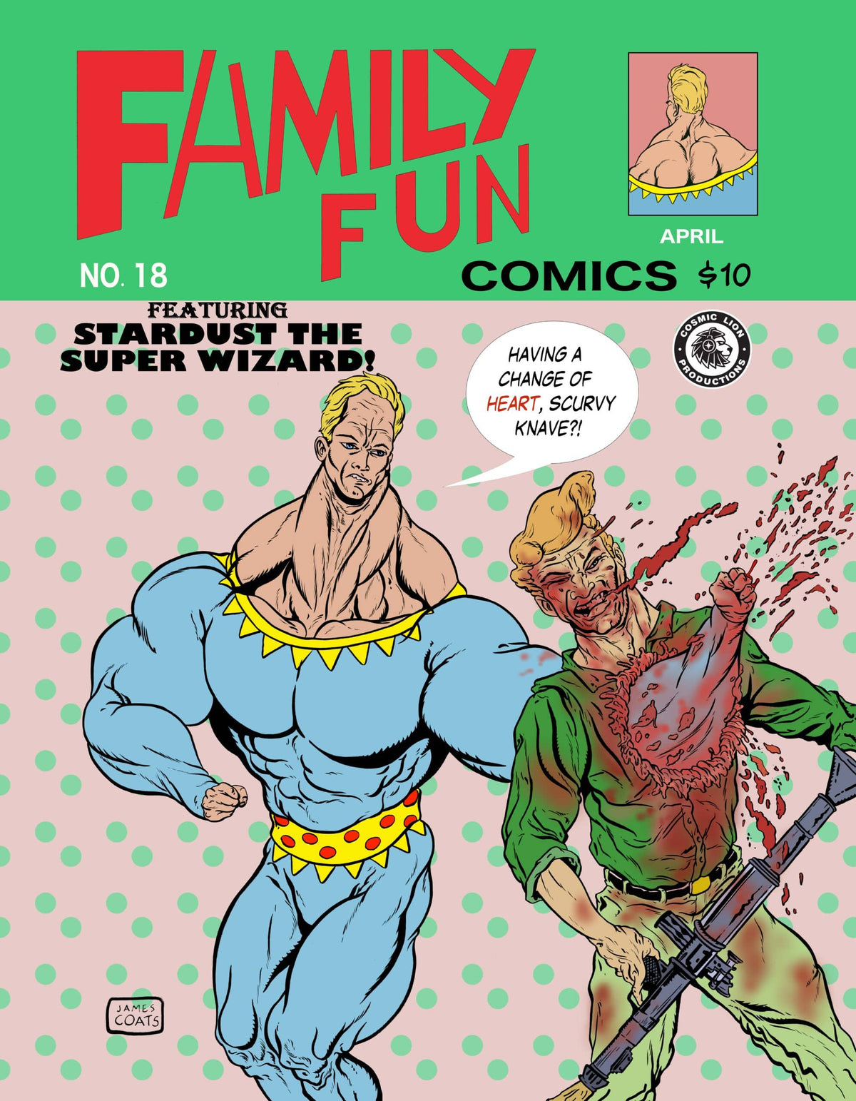 Power Pulp Comics Comic Books Family Fun Comics #18 by James & John Coats