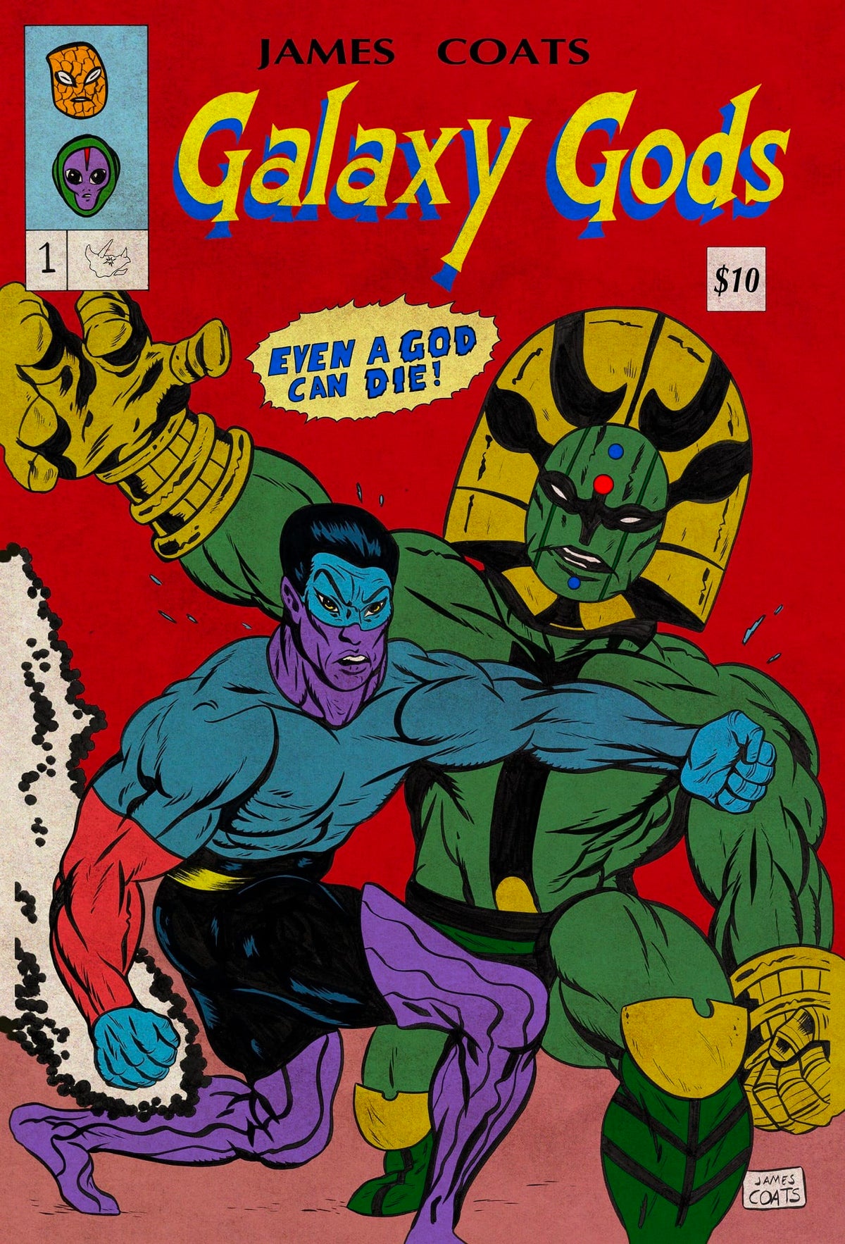 Power Pulp Comics Comic Books Galaxy Gods #1 by James Coats