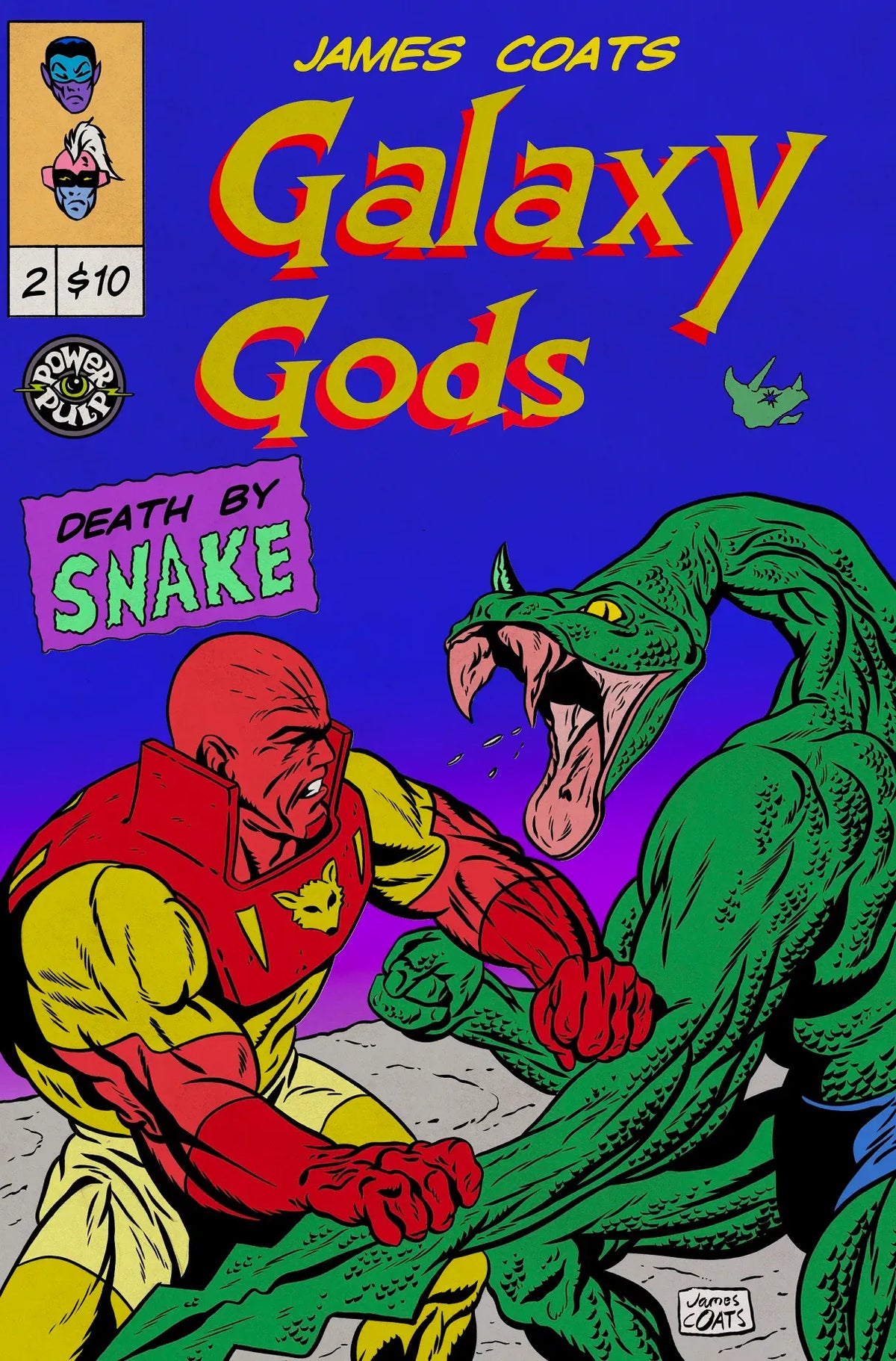 Power Pulp Comics Comic Books Galaxy Gods #2 by James Coats