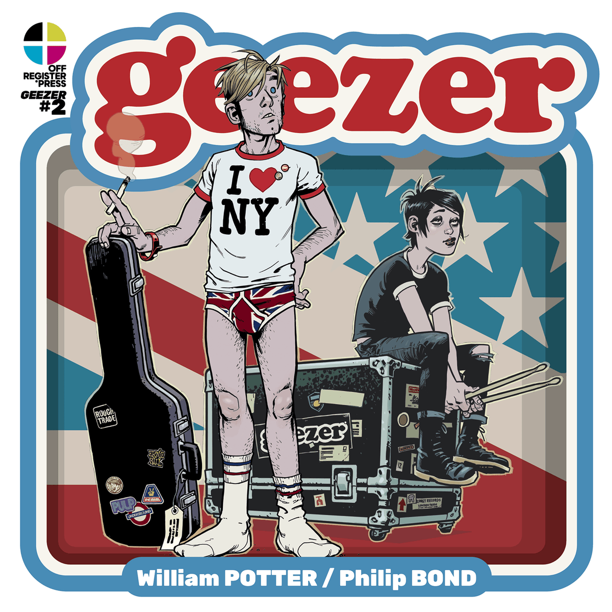 Power Pulp Comics Comic Books Geezer #2 by Philip Bond & William Potter