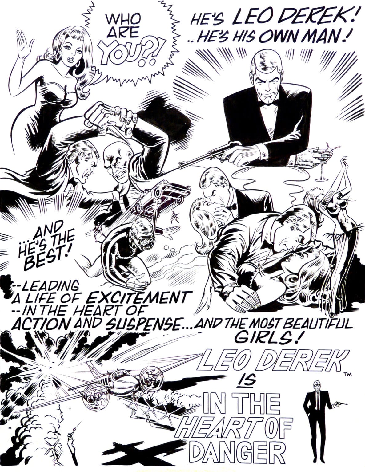 Power Pulp Comics Comic Books Leo Derek – In the Heart of Danger by James Stewart & Joshua Stewart
