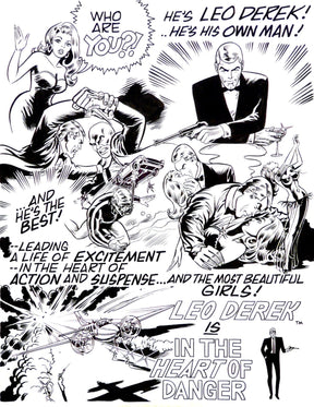 Power Pulp Comics Comic Books Leo Derek – In the Heart of Danger by James Stewart & Joshua Stewart