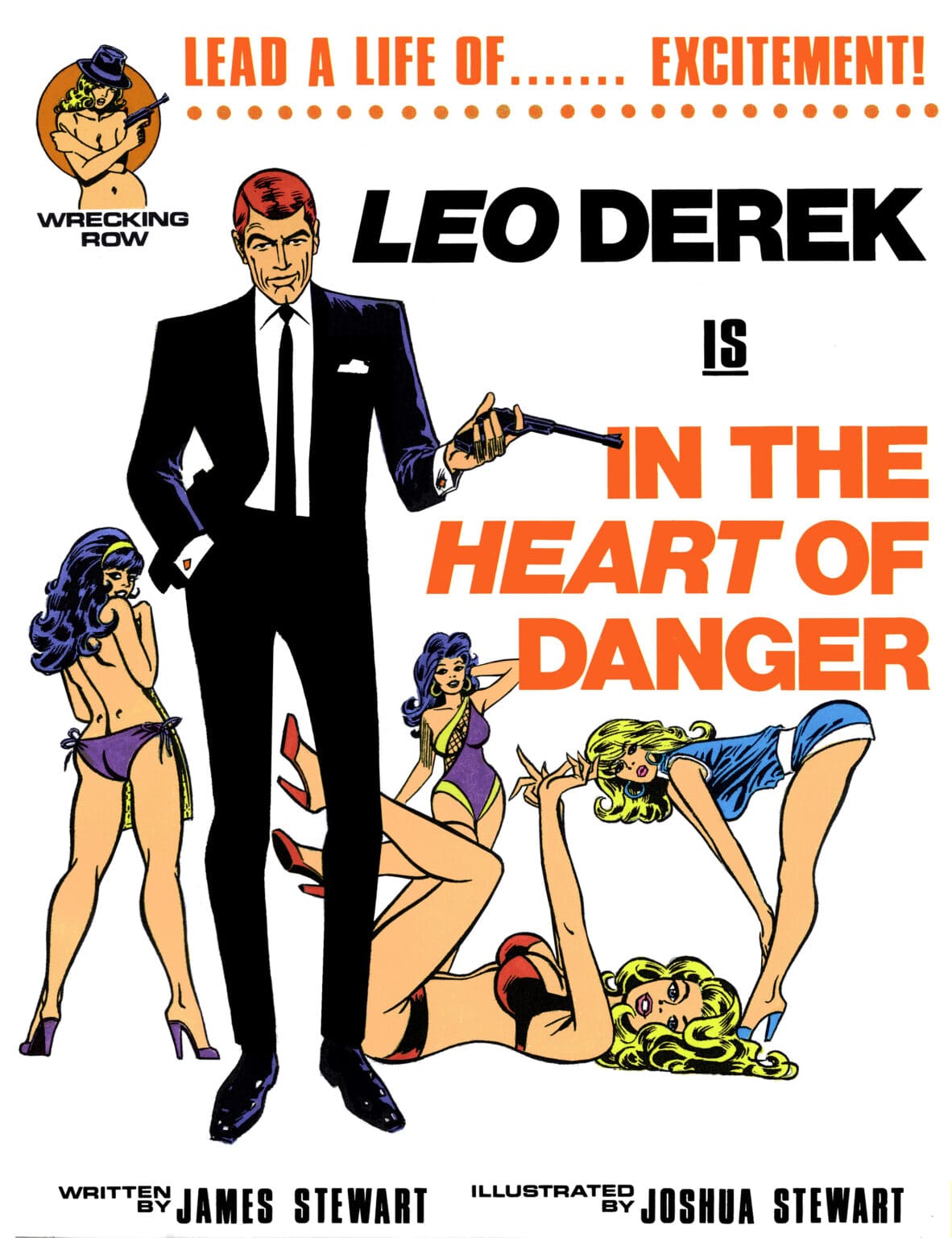 Power Pulp Comics Comic Books Leo Derek – In the Heart of Danger by James Stewart & Joshua Stewart