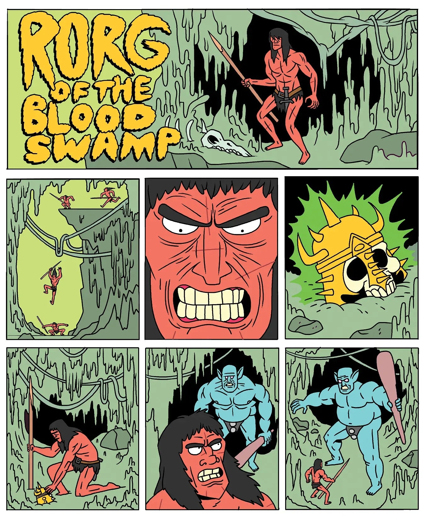 Power Pulp Comics Comic Books Rorg of the Blood Swamp by Pat Kain