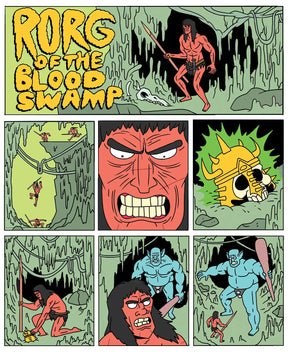 Power Pulp Comics Comic Books Rorg of the Blood Swamp by Pat Kain