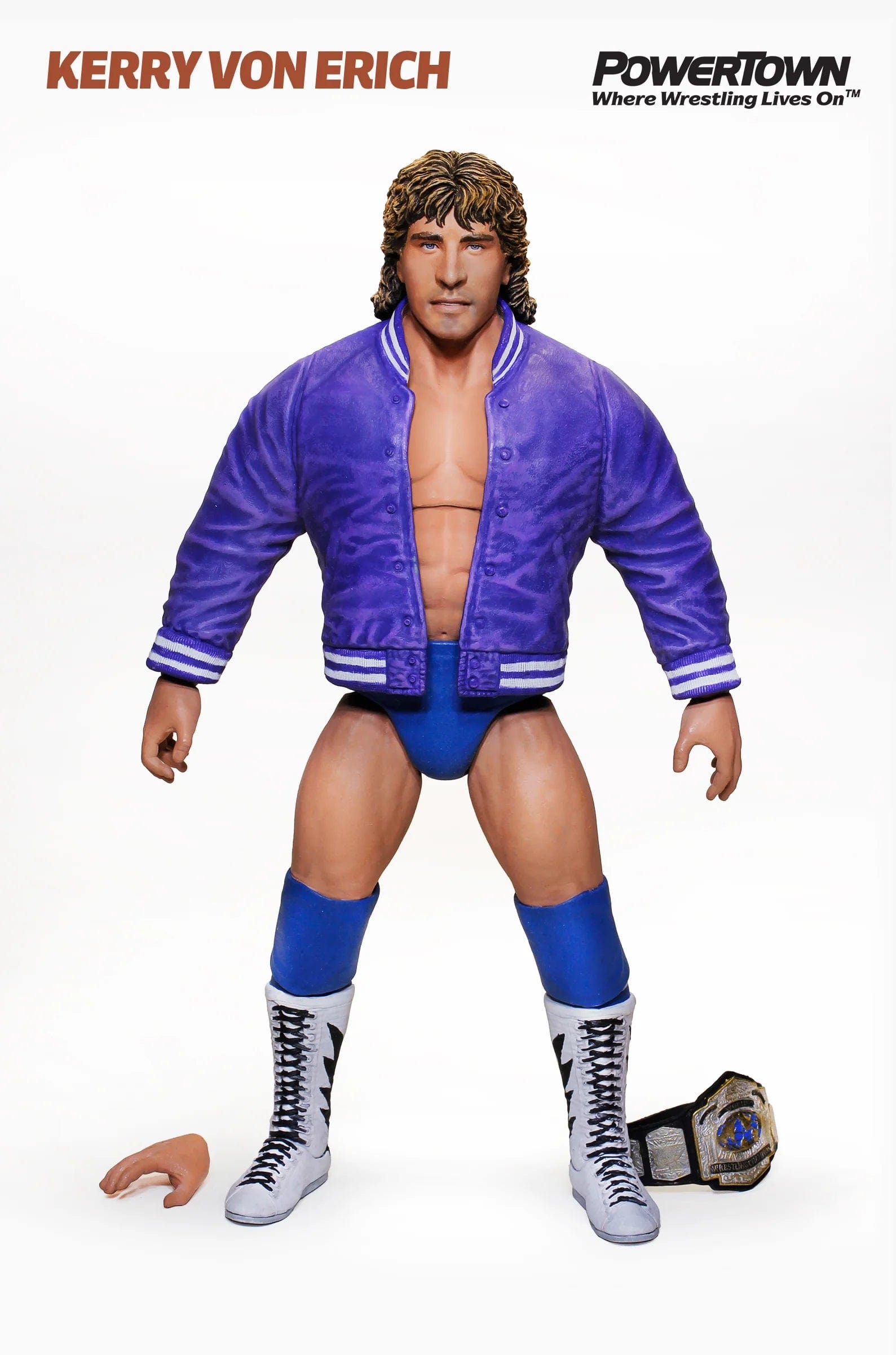 PowerTown Wrestling Toys > Action Figures > Other Action Figures PowerTown: Ultras Premium Collectibles - Kerry Von Erich 860009599963