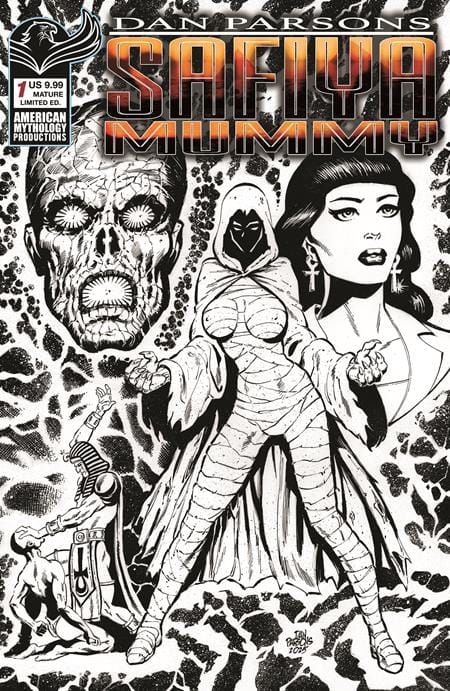 Prana Publishers Comic Books DAN PARSONS SAFIYA MUMMY #1 CVR C DAN PARSONS LIMITED EDTION VAR (MR) 85609100620500131 0526PP1144