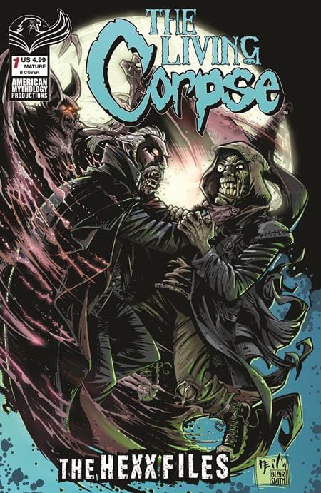 Prana Publishers Comic Books LIVING CORPSE HEXX FILES #1 CVR B NEIL VOKES VAR (MR) (Release Date: 08/12/2026) 0626PP1034