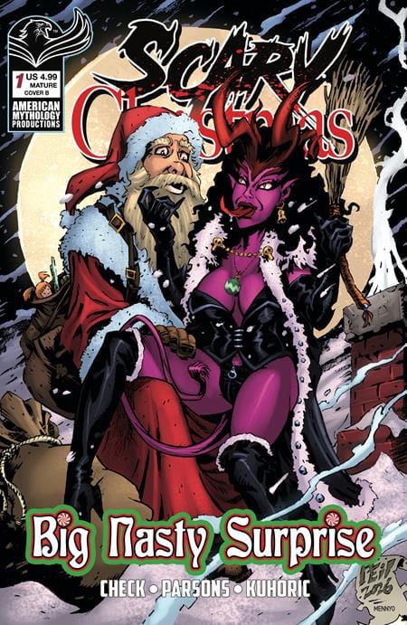 Prana Publishers Comic Books SCARY CHRISTMAS BIG NASTY SURPRISE #1 CVR B NEIL VOKES VAR (MR) (Release Date: 12/23/2026) 78200334617900121 1026PP1097