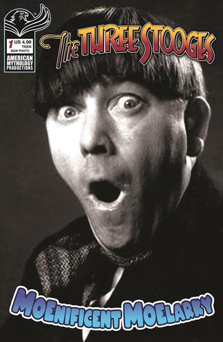 Prana Publishers Comic Books THREE STOOGES MAGNIFICENT MOELARKY #1 CVR C B&W PHOTO VAR (Release Date: 08/26/2026) 0626PP1046