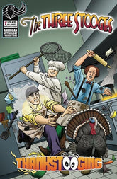 Prana Publishers Comic Books THREE STOOGES THANKSTOOGING #1 (ONE SHOT) CVR B FRAIM BROTHERS VAR (Release Date: 11/25/2026) 78200334612400121 0926PP1070