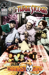 Prana Publishers Comic Books THREE STOOGES THANKSTOOGING #1 (ONE SHOT) CVR C COLOR PHOTO VAR (Release Date: 11/25/2026) 78200334612400131 0926PP1071