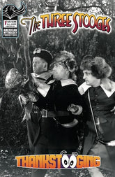 Prana Publishers Comic Books THREE STOOGES THANKSTOOGING #1 (ONE SHOT) CVR D LIMITED EDITION B&W PHOTO VAR (Release Date: 11/25/2026) 78200334612400141 0926PP1072