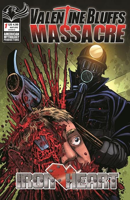 Prana Publishers Comic Books VALENTINE BLUFFS MASSACRE IRON HEART #1 (OF 2) CVR B BUZ HASSON VAR (MR) (Release Date: 08/26/2026) 0626PP1049