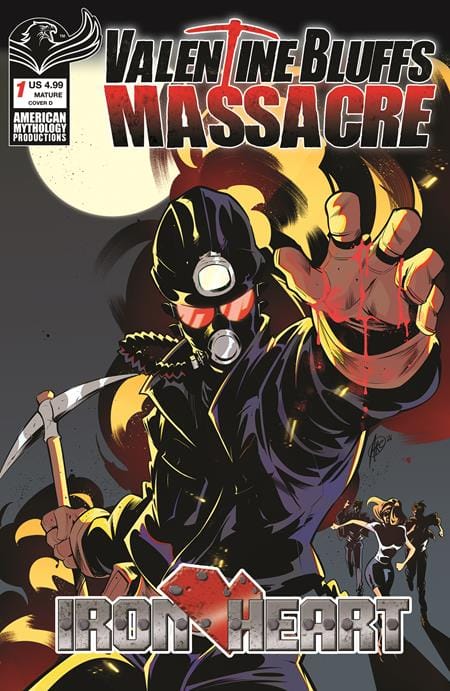 Prana Publishers Comic Books VALENTINE BLUFFS MASSACRE IRON HEART #1 (OF 2) CVR D ANDREA ARCARI VAR (MR) (Release Date: 08/26/2026) 0626PP1051