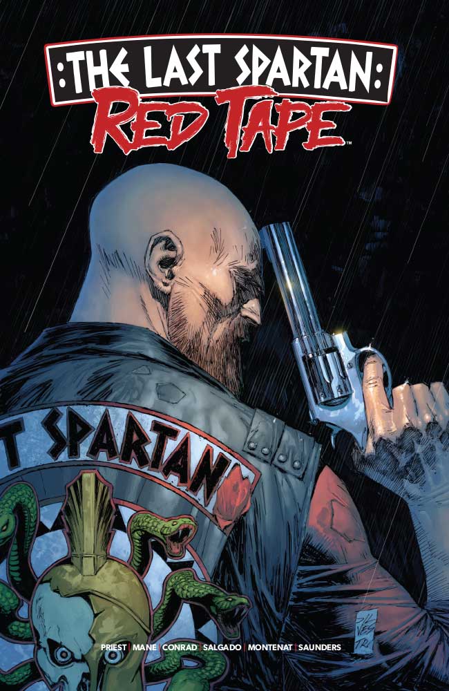 Prana Publishers Graphic Novel > Signed The Last Spartan: Red Tape TP [SIGNED BY TYLER MANE & CHRISTOPHER PRIEST] TE-0825PP1049-SIGNED