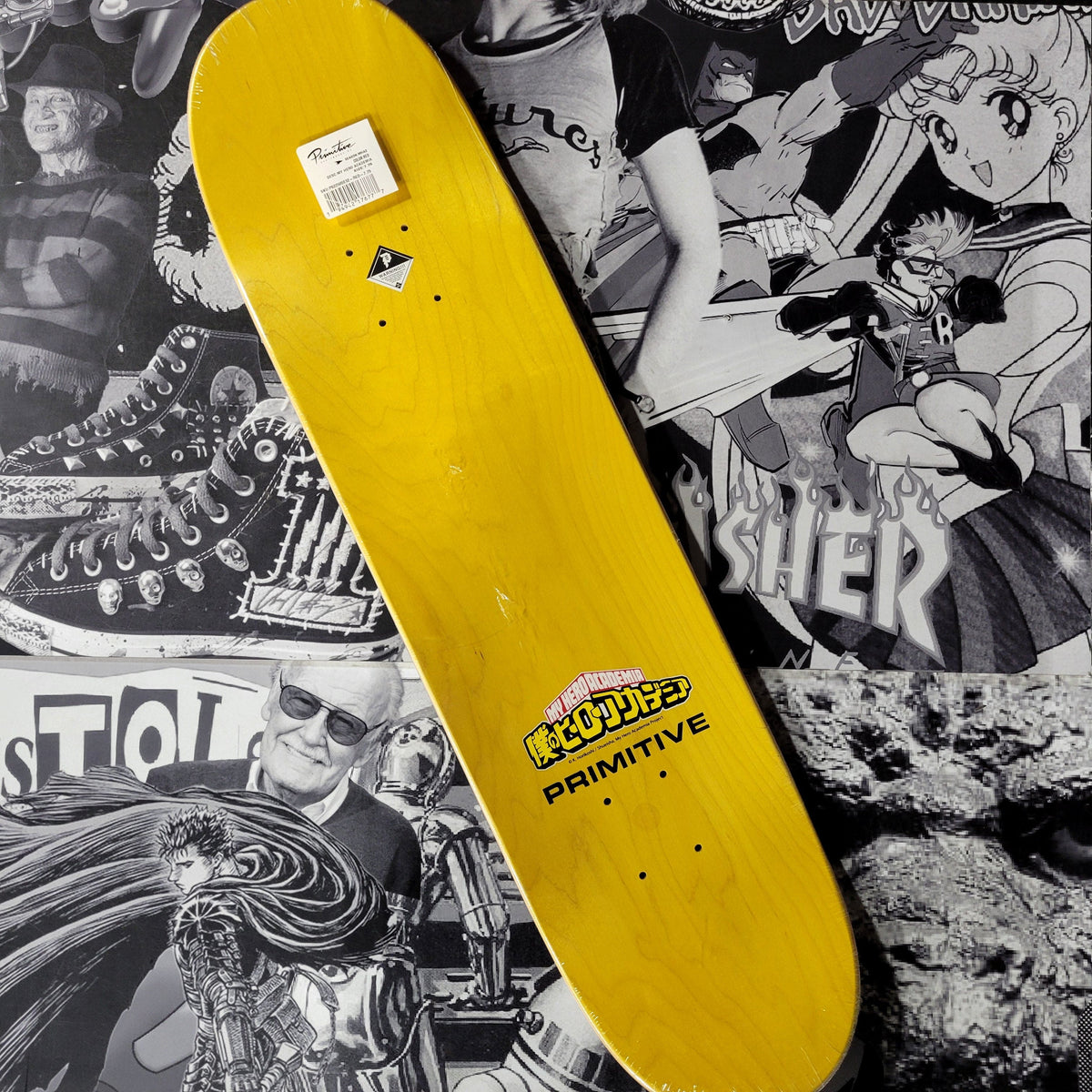 Primitive Skateboards > Decks Primitive Deck: My Hero Academia - Black 8.0" 194942176753 1DPTV0MYHEA80KK