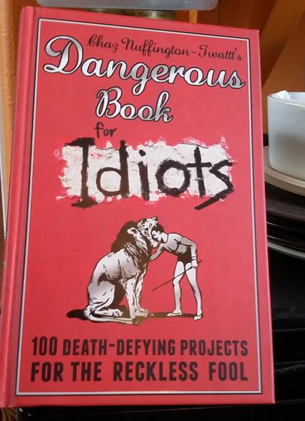 Prion Books > Art & Gifts > Novelties Dangerous Book for Idiots: 100 Death-Defying Projects for the Reckless Fool - Hardcover 9781853757914 MC-22630