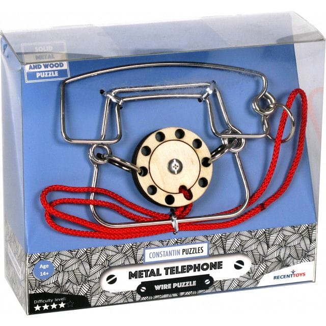 Project Genius Puzzles > Hand Puzzles Constantin Puzzles: Metal Telephone 859155006807