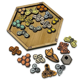 Project Genius Puzzles > Hand Puzzles Ecologicals Bumble Jumble Bamboo Puzzle 850044215331 SKU EC311