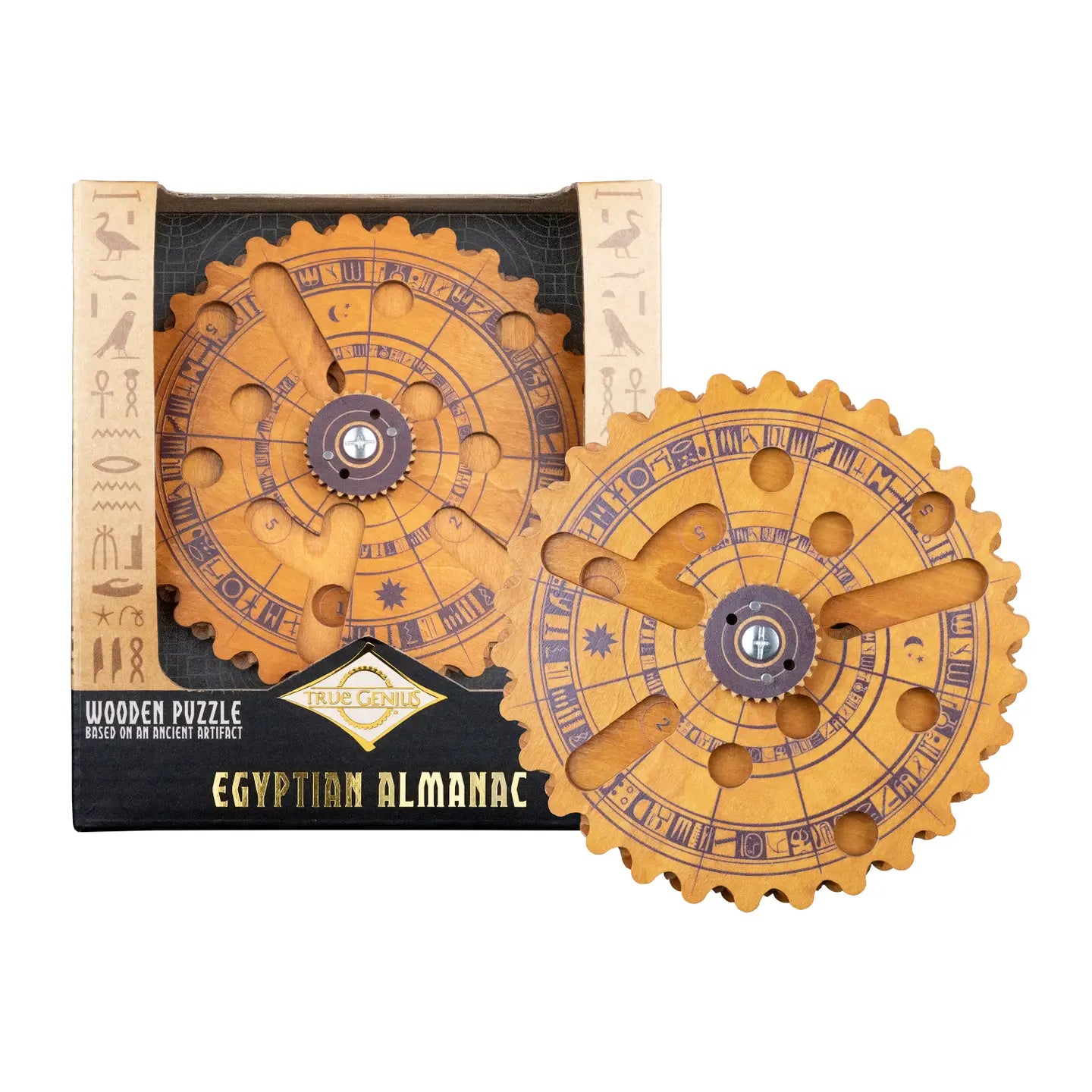 Project Genius Puzzles > Hand Puzzles Egyptian Almanac Mathematical Brainteaser 850051868940 TG480