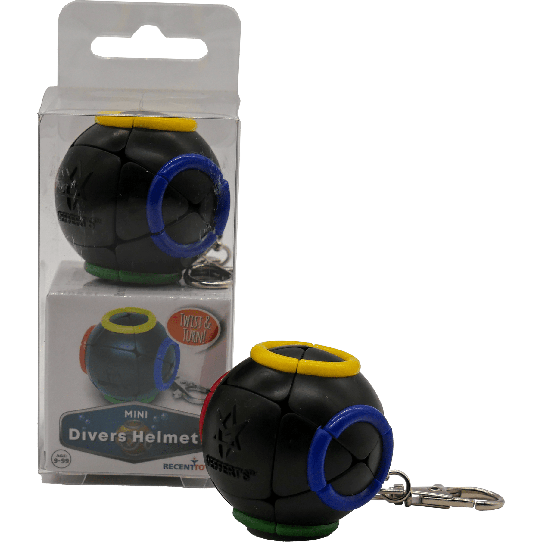 Project Genius Puzzles > Hand Puzzles Meffert's: Mini Puzzle Keychain - Diver's Helmet 859155006739 MK1003