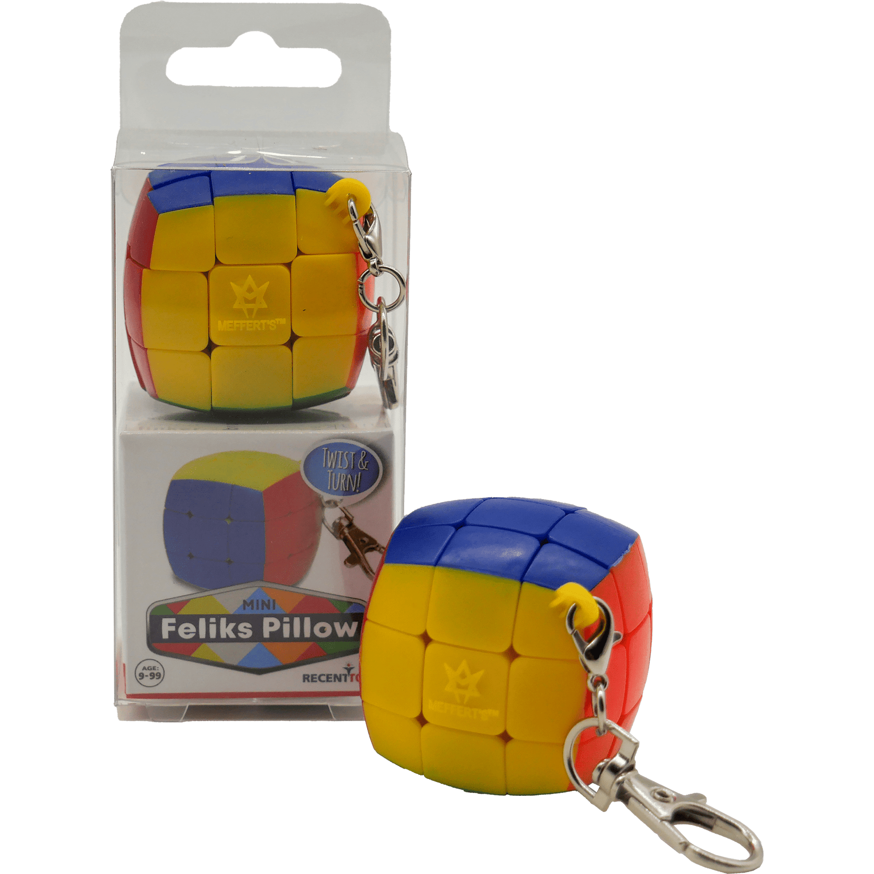 Project Genius Puzzles > Hand Puzzles Meffert's: Mini Puzzle Keychain - Feliks Pillow 859155006722 MK1003