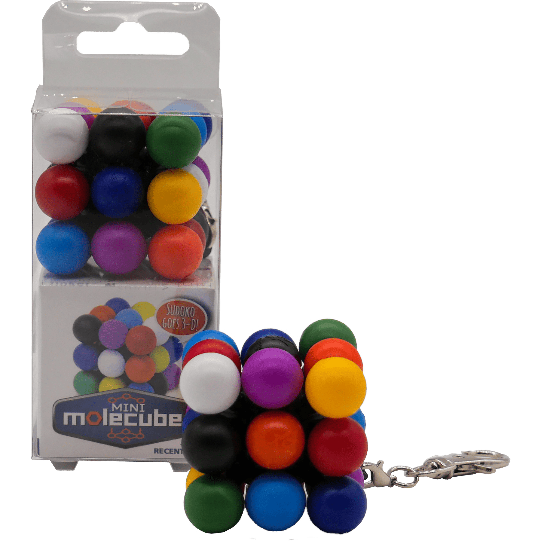 Project Genius Puzzles > Hand Puzzles Meffert's: Mini Puzzle Keychain - Molecube 852425006866 MK1003