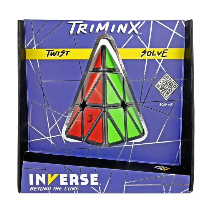 Project Genius Puzzles > Hand Puzzles Project Genius - Inverse Triminx Puzzle: Classic Pyramid Challenge 850044215270 TW002
