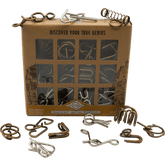 Project Genius Puzzles > Hand Puzzles True Genius: Ancient Metal 12-Pack 850006422005 TG404