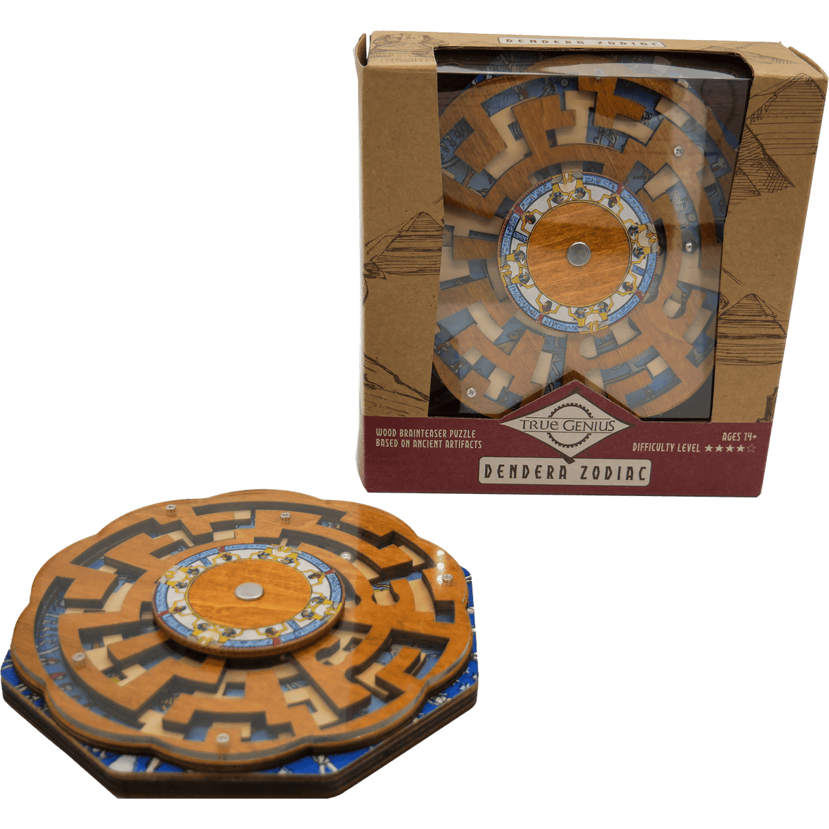 Project Genius Puzzles > Hand Puzzles True Genius: Dendera Zodiac 850013539819 TG432